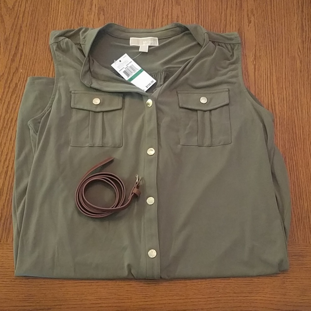 Michael Michael Kors shift dress with belt